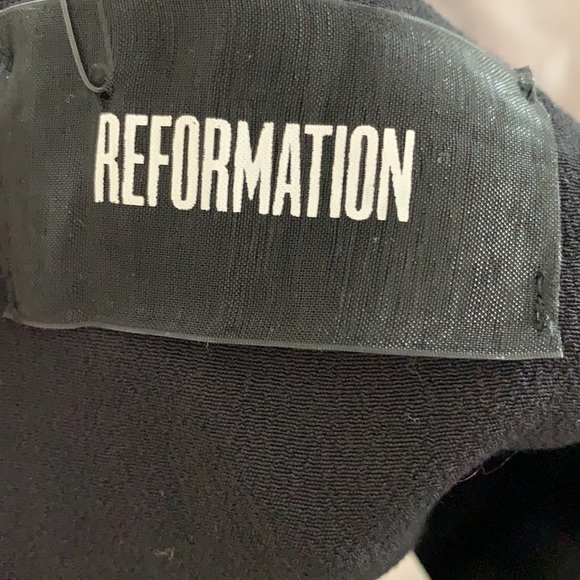 Reformation burnt velvet blue dress - Picture 4 of 4